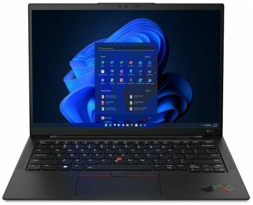 Ноутбук Lenovo ThinkPad X1 Carbon Gen 10 Intel Core i7 1255U, 1,7 ГГц - 4,7 ГГц, 16384 Мб, 14″ WUXGA 1920x1200, 512 Гб SSD, DVD нет, Intel Iris Xe Graphics, Windows 11 Professional, 1,12 кг 21CB005URT