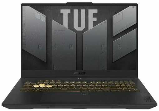 Игровой ноутбук ASUS TUF Gaming F17 FX707ZU4-HX058, 17.3″ (1920x1080) IPS 144Гц/Intel Core i7-12700H/16ГБ DDR4/512ГБ SSD/GeForce RTX 4050 6ГБ/Без ОС, (90NR0FJ5-M00370)