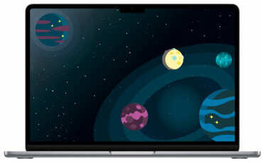 Apple MacBook Air 13 Retina MLXW3 Space (M2 8-Core, GPU 8-Core, 8 GB, 256 Gb)