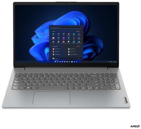 Ноутбук Lenovo V15 AMN G4 15.6″ 1920x1080 AMD Ryzen 5 - 7520U, 8Gb RAM, 512Gb SSD серый, без OC (82YU00W9IN) 19846560030572