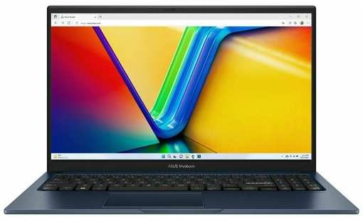 Ноутбук ASUS Vivobook 15 M1502QA-BQ165 15.6 (1920x1080) IPS/AMD Ryzen 7 5800H/16ГБ DDR4/512ГБ SSD/Radeon Graphics/Без ОС синий (90NB1261-M00710) 19846561020475