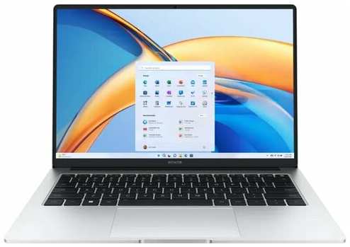 14″ Ноутбук Honor MagicBook X 14 Plus, 1920x1200 IPS, AMD Ryzen 7 8845HS (3.8 ГГц), RAM 16 ГБ LPDDR5х, SSD 512 ГБ, AMD Radeon 780M, Windows 11 Pro +MS Office 2021 Pro, Русская раскладка