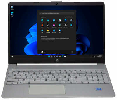 Ноутбук HP Laptop 15 15.6″ FHD/Intel Celeron N4120 1.1ГГц/8Гб DDR4 RAM/256Гб SSD/Intel UHD Graphics 600/Windows 11 Pro/Русская клавиатура