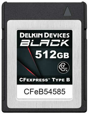 Карта памяти Delkin Devices Black CFexpress Type B V2.0 512GB 19846602422771