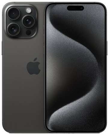 Смартфон Apple iPhone 15 Pro Max 512 ГБ, Dual: nano SIM + eSIM, черный титан 19846612649349