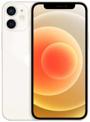 Смартфон Apple iPhone 12 64 ГБ, Dual nano SIM, белый 19846612649563
