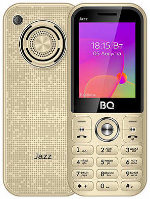 Телефон BQ 2457 Jazz, 2 SIM, gold 19846612681581