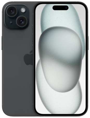 Смартфон Apple iPhone 15 128 ГБ, Dual: nano SIM + eSIM, черный 19846614223916