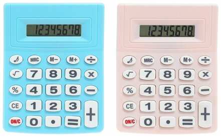 Калькулятор настольный 08-разрядный микс 19846632685914