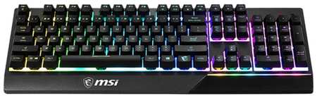 Клавиатура MSI Gaming Keyboard VIGOR GK30, Wired, Mechanical-like plunger switches. 6 zones RGB lighting with several lighting effects 19846637357339