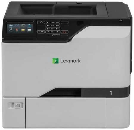 Принтер Lexmark CS720de белый, лазерный, A4, цветной, ч. б. 38 стр/мин, цвет 38 стр/мин, печать 1200x1200, лоток 550+100 листов, USB, Wi-Fi 19846637686663