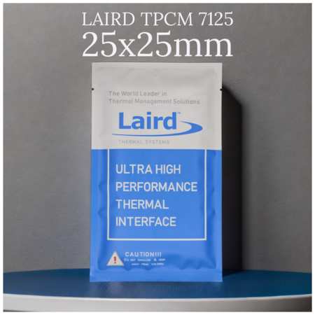 Термопаста (Laird tpcm 7000) с фазовым переходом Tpcm 7125 16*16*0.125 мм 19846638936942