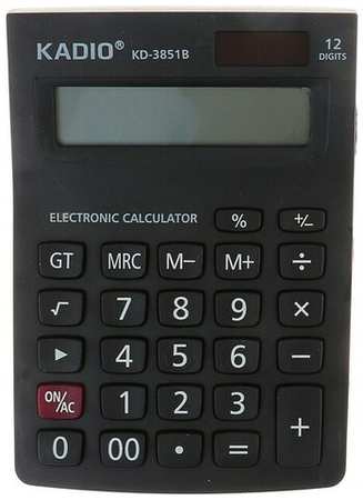 Калькулятор настольный, 12-разрядный, 3851B, двойное питание 19846655451664