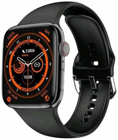 Умные смарт-часы Meidao A8 Pro Smart Watch, 2.06 inch, Чёрные 19846657441690