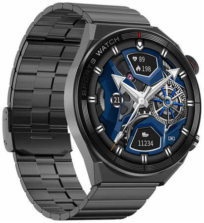 TWS Смарт часы DT3 max Smart Watch Умные часы 3 ремешка, черные 19846659965748