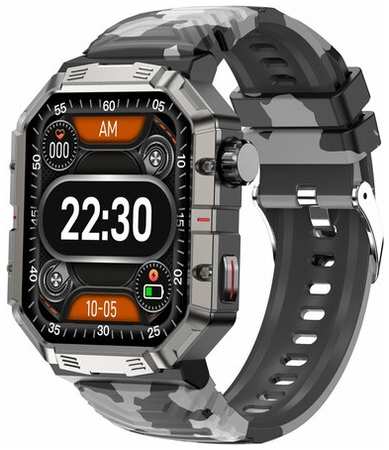 Смарт часы Smart Watch Patriot GW55 серо-черный камуфляж 19846659967499