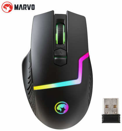 Игровая мышь для компьютера Marvo Cyberpunk Claws с RGB подсветкой 19846660399715