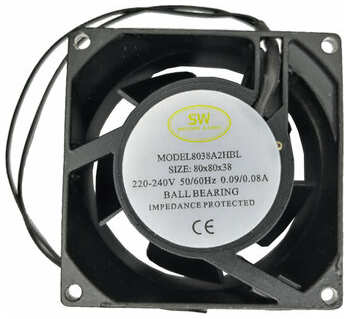 SW Motors & Fans Вентилятор для охлаждения 80x80мм, 8038A2HBL