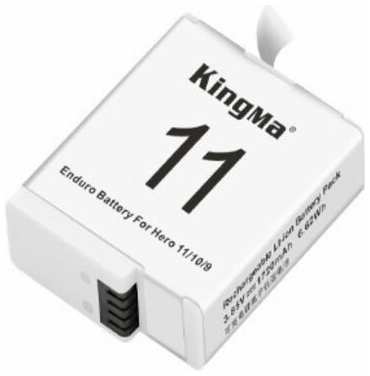 Аккумулятор для GoPro 11 10 9 морозостойкий KingMa 19846674588303