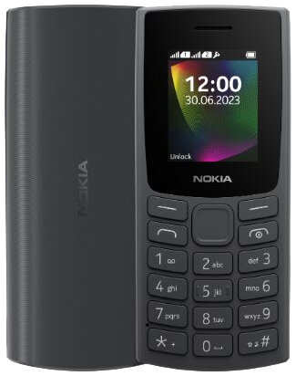 Nokia 106 (2023), 2 SIM, черный 19846688057913