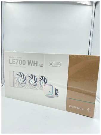 Система водяного охлаждения для процессора Deepcool LE700 WH, белый/ARGB 360 mm 19846696789522