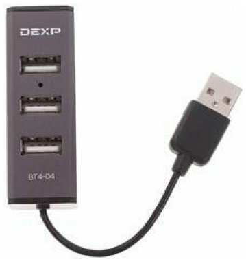USB-разветвитель DEXP BT4-04 (черный) 19846702751775