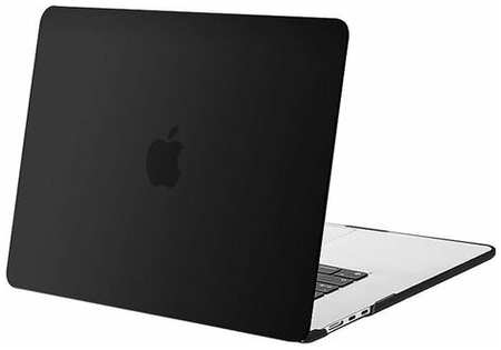 Чехол для MacBook Air 15 2023 2024 M3 A3114 M2 A2941 Hard Shell Case Черный 19846704985343