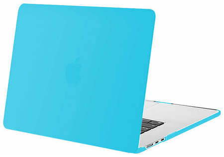 Nova store Чехол для MacBook Air 15 2023 2024 M3 A3114 M2 A2941 Hard Shell Case Голубой 19846704985386