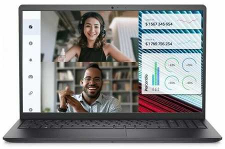 Ноутбук Dell Vostro 3520 Core i5 1235U 8Gb SSD512Gb Intel UHD Graphics 15.6 WVA FHD (1920x1080)/ENGKBD Ubuntu WiFi BT Cam (3520-D501) Английска