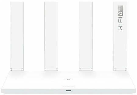 Маршрутизатор (роутер) Huawei AX3 WS7100, 100/1000, 3xLAN, 1xWAN, WiFi 802.11ax до 2976 Мбит/с (2,4 и 5 ГГц), Белый 53030ADU 19846705825124