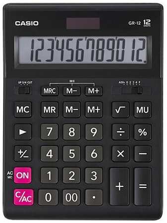 Калькулятор Unitype настольный CASIO GR-12-W (209х155 мм) - (1 шт) 19846721041151