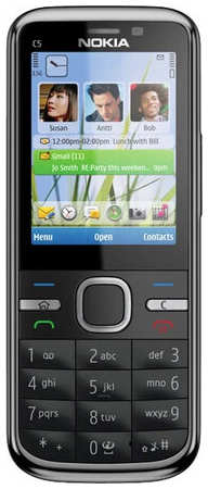 Телефон Nokia C5-00 5MP, 1 SIM, черный 19846724513333