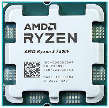 Процессор AMD Ryzen 5 7500F AM5, 6 x 3700 МГц, OEM 19846724513546
