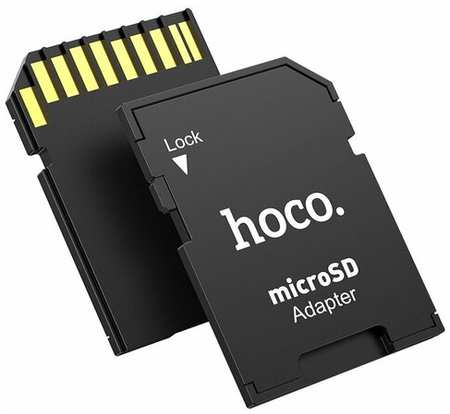 Hoco Адаптер / переходник микро SD на SD, держатель / картридер для карт карт памяти TF на SD “HB22”