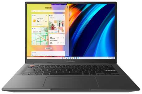 14″ Ноутбук ASUS VivoBook 14 OLED M3402RA-KM117 2880x1800, R7-6800HS, RAM 16 ГБ, SSD 1 ТБ, AMD 680M, Без OC, 90NB0WH2-M004F0