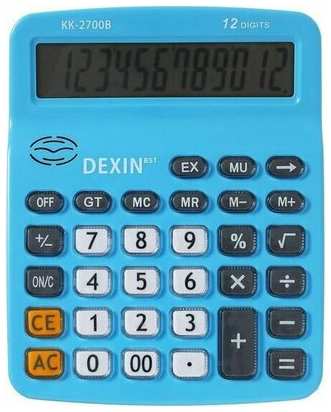 Калькулятор настольный 12-разрядный КК-2700В, двойное питание 19846740071548