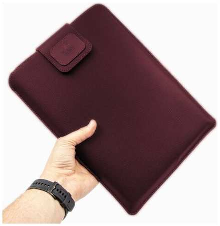 Кожаный чехол для Macbook 15 Air (2023), обложка для ноутбуков 14-15 дюймов, J. Audmorr - Weybridge 15 Merlot, бордовый