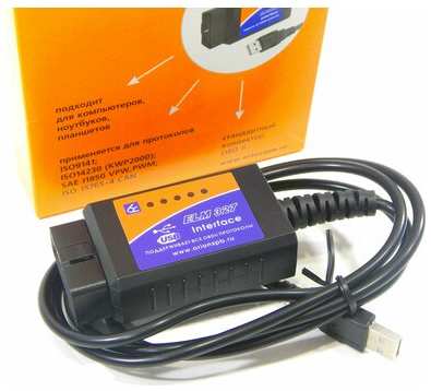 Диагностический автосканер 1.5v OBD2 ELM327 USB для Windows Орион 19846741196334