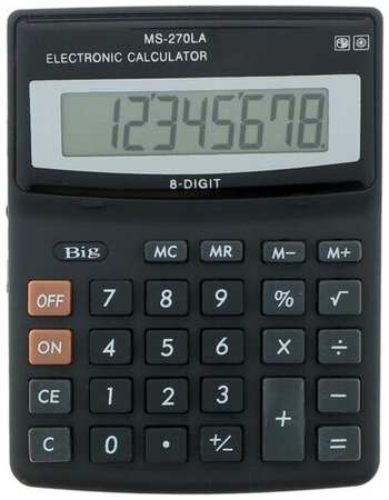 Сима-ленд Калькулятор настольный 08-разрядный MS-270LA двойное питание 649360 19846746893735