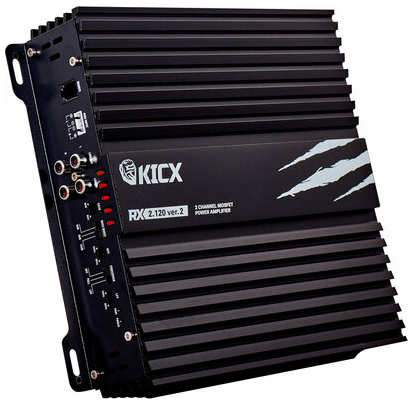 Автомобильный усилитель мощности RX 2.120 ver.2 Kicx 2- х канальный усилитель 19846747123895
