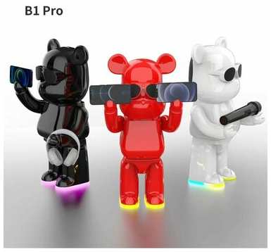 Bluetooth колонка мишка B1 PRO 50 см, черный 19846748349823