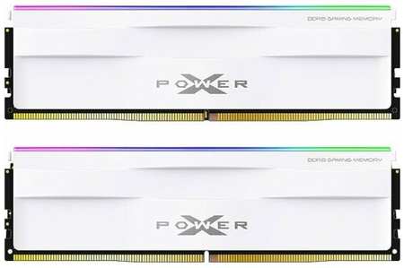Оперативная память Silicon Power DDR5 32Gb (2x16Gb) 5600MHz pc-44800 XPOWER Zenith RGB White CL40 1.25V (SP032GXLWU560FDH) 19846748556420