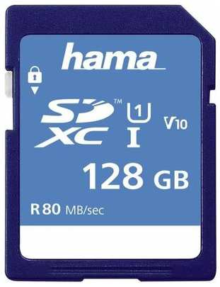 Карта памяти hama Memory Fast SDXC UHS-I 128 GB (Germany)