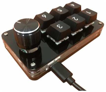 Клавиатура VOROTEX K06 Knob Red Switch (Чёрный) 19846757511533