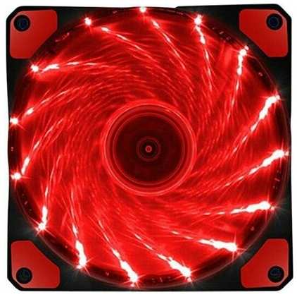Вентилятор компьютерный Бренд DLED ″Красный″ 120 мм LED Molex 4 pin ORIGINAL V2 19846766009547