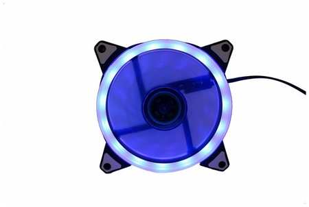 Вентилятор компьютерный Бренд DLED ″Синий″ 120 мм LED Molex 3 pin ORIGINAL V1 19846766184856