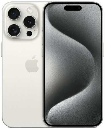 Смартфон Apple iPhone 15 Pro 256 ГБ, Dual nano SIM, белый титан 19846766719955