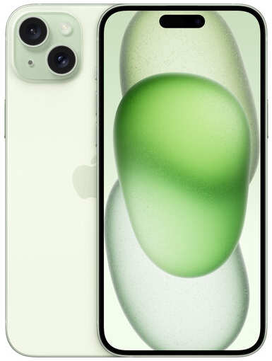Смартфон Apple iPhone 15 Plus 128 ГБ, Dual еSIM, зелeный 19846766764348