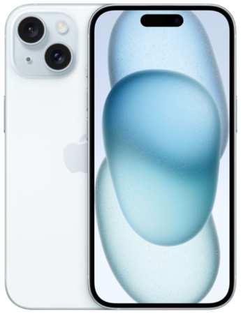Смартфон Apple iPhone 15 256 ГБ, Dual nano SIM, голубой 19846766773581