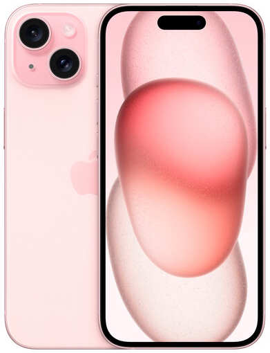 Смартфон Apple iPhone 15 128 ГБ, Dual еSIM, розовый 19846766785546